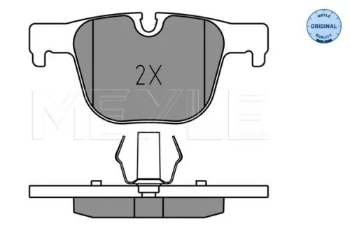 MEYLE Brake Pad Set, disc brake (0252551417)
