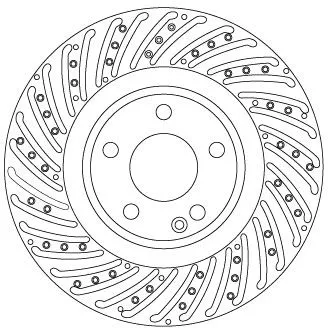 TRW Brake Disc (DF6633S)