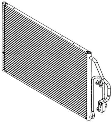 MAHLE Condenser, air conditioning (AC335000S)