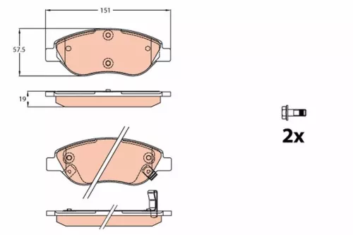Brake Pad Set, disc brake