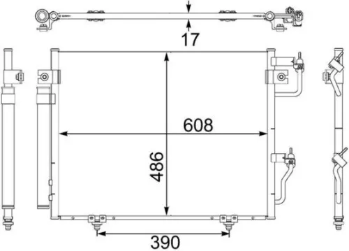 Condenser, air conditioning