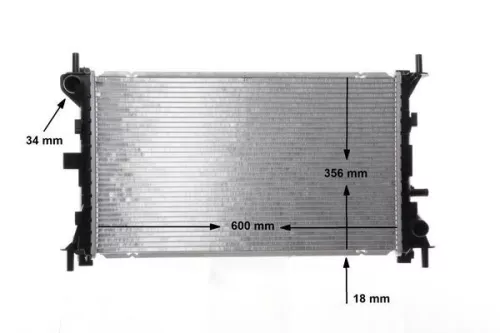 MAHLE Radiator, engine cooling (CR627000S)