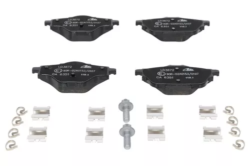 ATE Brake Pad Set, disc brake (13.0470-3872.2)