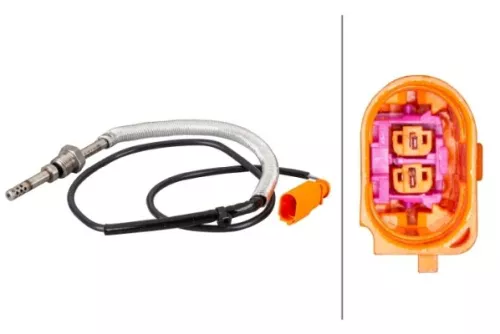 HELLA Sensor, exhaust gas temperature (6PT010376-211)