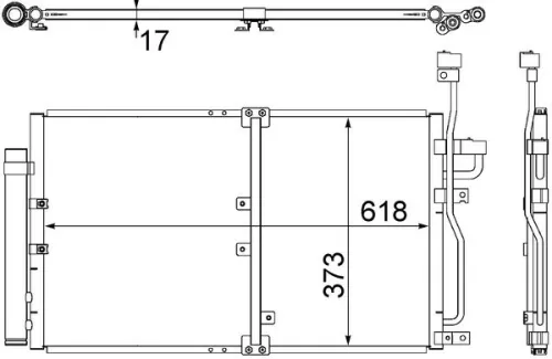 Condenser, air conditioning