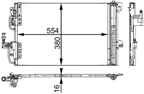 Condenser, air conditioning