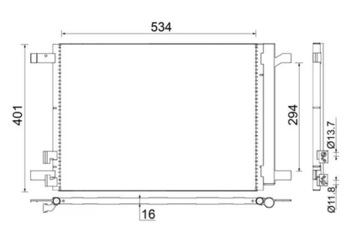 Condenser, air conditioning