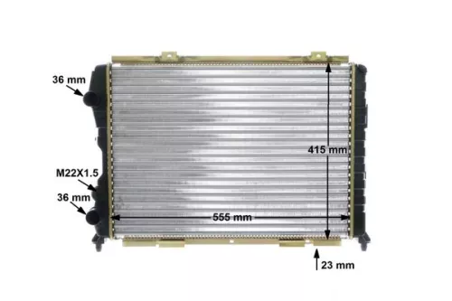 MAHLE Radiator, engine cooling (CR1408000S)