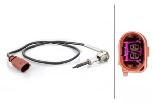 HELLA Sensor, exhaust gas temperature (6PT014494-761)