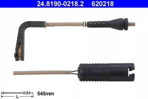 ATE Warning Contact, brake pad wear (24.8190-0218.2)