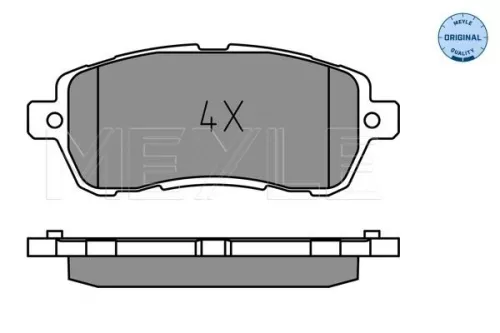 MEYLE Brake Pad Set, disc brake (0252219117)