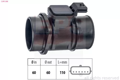 EPS Mass Air Flow Sensor (1-991-388)