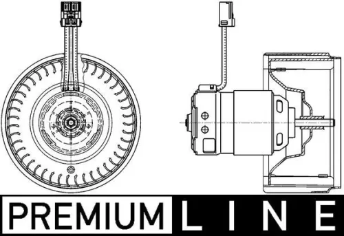 MAHLE Interior Blower (AB71000P)