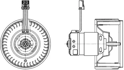 MAHLE Interior Blower (AB71000P)