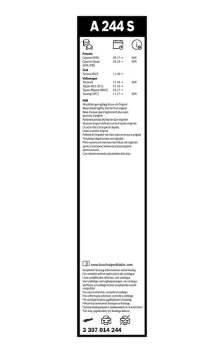 BOSCH Wiper Blade (3397014244)