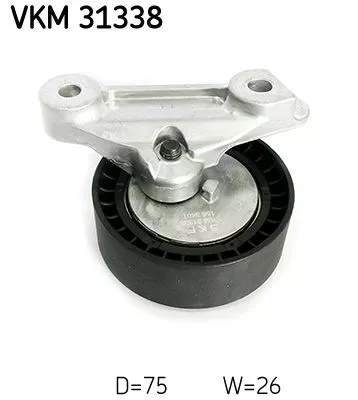 SKF Belt Tensioner, V-ribbed belt (VKM31338)