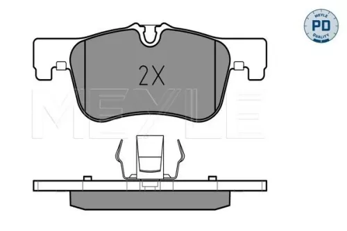 MEYLE Brake Pad Set, disc brake (0252501418/PD)