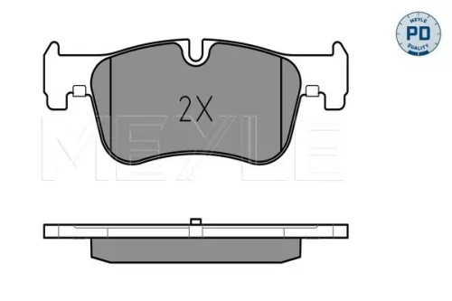 MEYLE Brake Pad Set, disc brake (0252501418/PD)