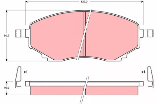 Brake Pad Set, disc brake