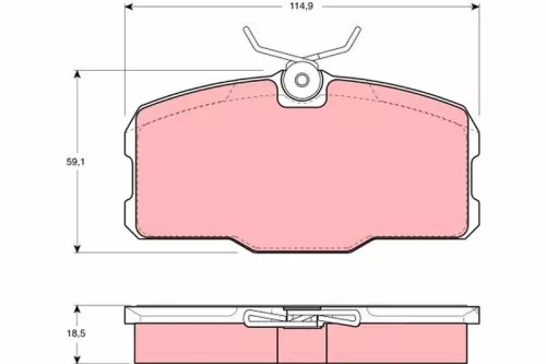 Brake Pad Set, disc brake