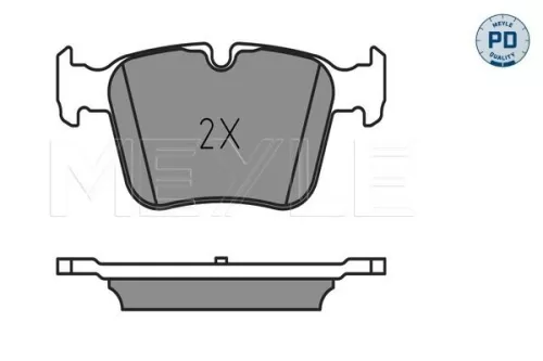 MEYLE Brake Pad Set, disc brake (0252535416/PD)