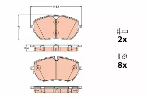 Brake Pad Set, disc brake