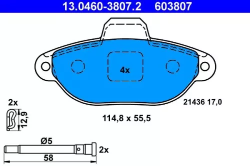 Brake Pad Set, disc brake