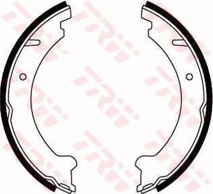 TRW Brake Shoe Set, parking brake (GS8599)