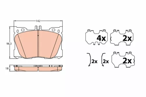Brake Pad Set, disc brake