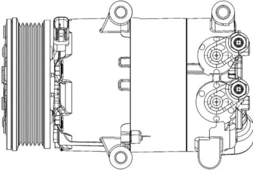 MAHLE Compressor, air conditioning (ACP310000P)