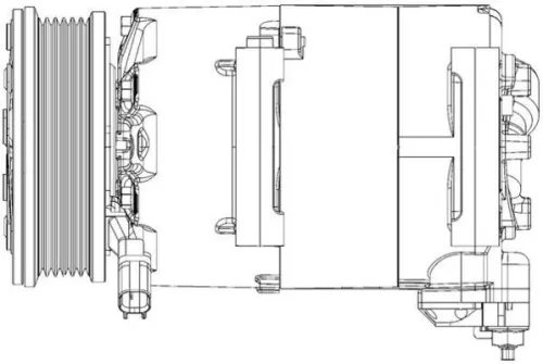 MAHLE Compressor, air conditioning (ACP310000P)