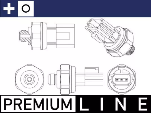 MAHLE Pressure Switch, air conditioning (ASE11000P)