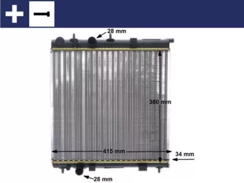 Radiator, engine cooling