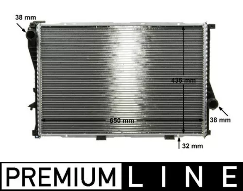 Radiator, engine cooling