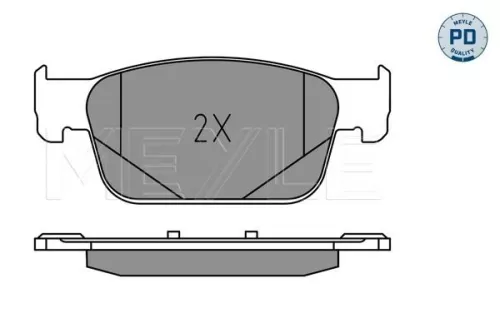 MEYLE Brake Pad Set, disc brake (0252238317/PD)