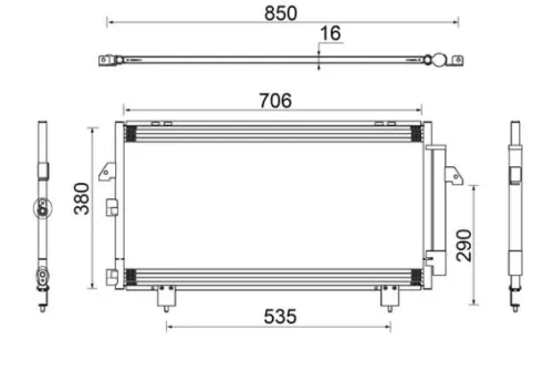 Condenser, air conditioning