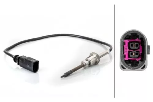 HELLA Sensor, exhaust gas temperature (6PT014495-131)