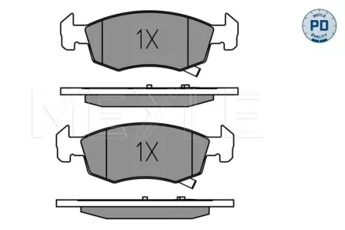 MEYLE Brake Pad Set, disc brake (0252214317/PD)