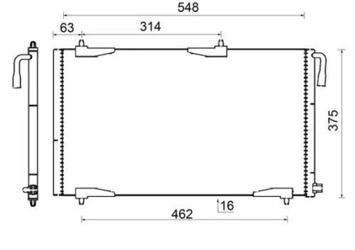 Condenser, air conditioning