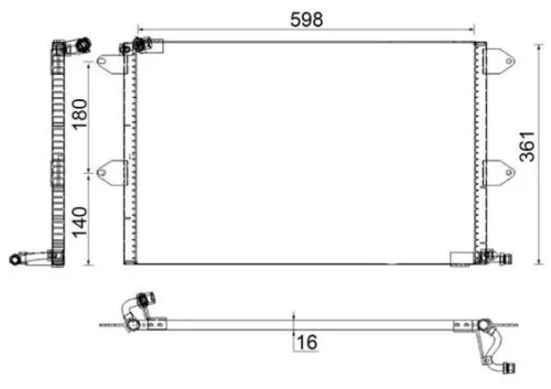 Condenser, air conditioning
