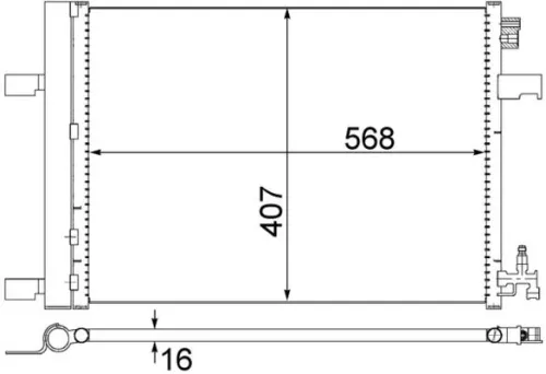 Condenser, air conditioning