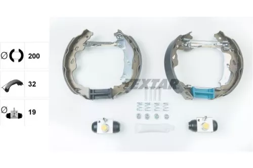 TEXTAR Brake Shoe Set (84064502)