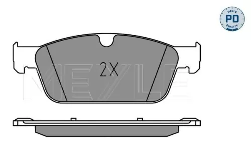 MEYLE Brake Pad Set, disc brake (0252553119/PD)