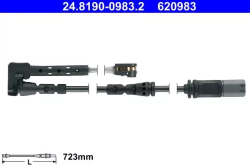 ATE Warning Contact, brake pad wear (24.8190-0983.2)