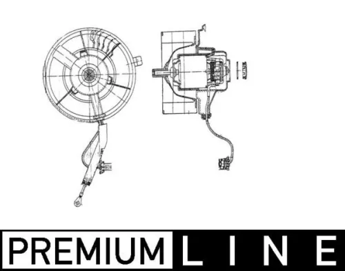 MAHLE Interior Blower (AB37000P)