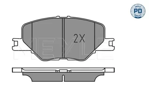 MEYLE Brake Pad Set, disc brake (0252283819/PD)