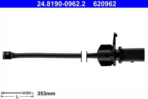 ATE Warning Contact, brake pad wear (24.8190-0962.2)