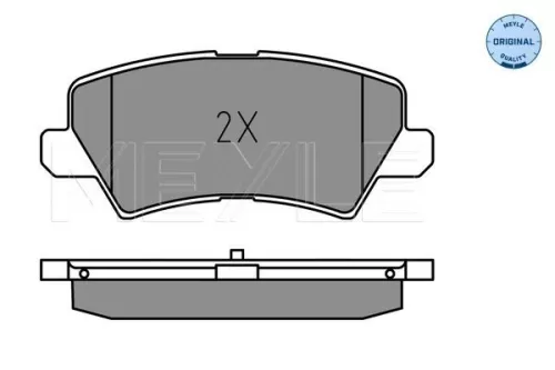 MEYLE Brake Pad Set, disc brake (0252290115)