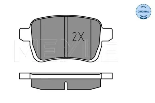 MEYLE Brake Pad Set, disc brake (0252597317)