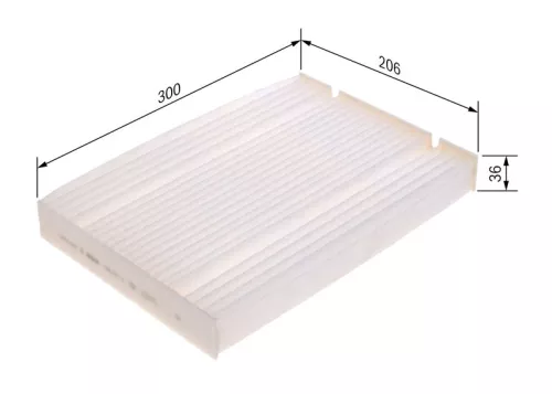 BOSCH Filter, cabin air (1987435113)
